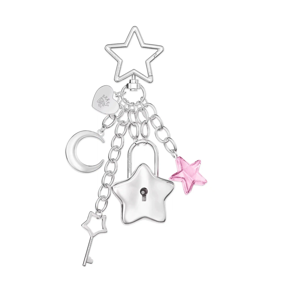 Lucky Star Locket Bag Charm