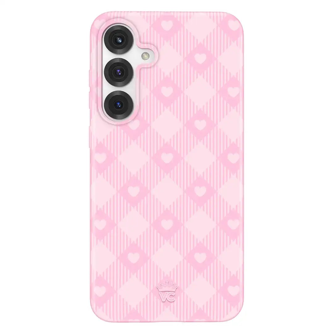 Dolly Pink Gingham Samsung Case