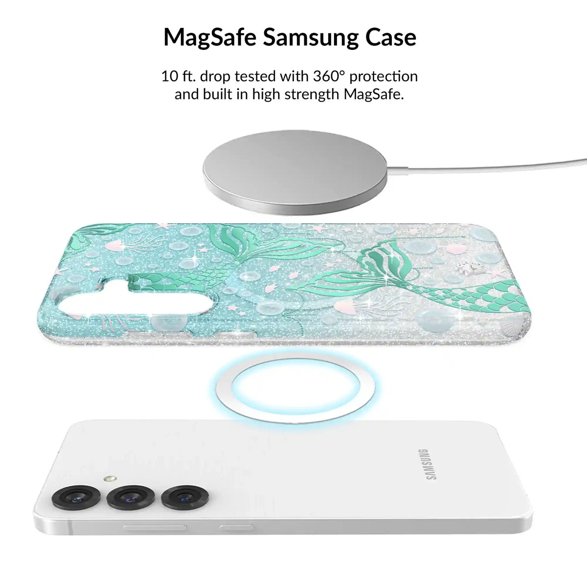 Mermaid Glitter Holo Samsung Bundle Set