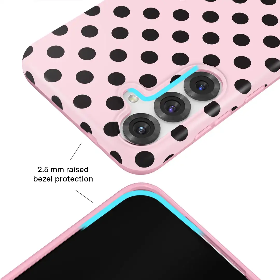 Princess Pink Polka Dot Samsung Case