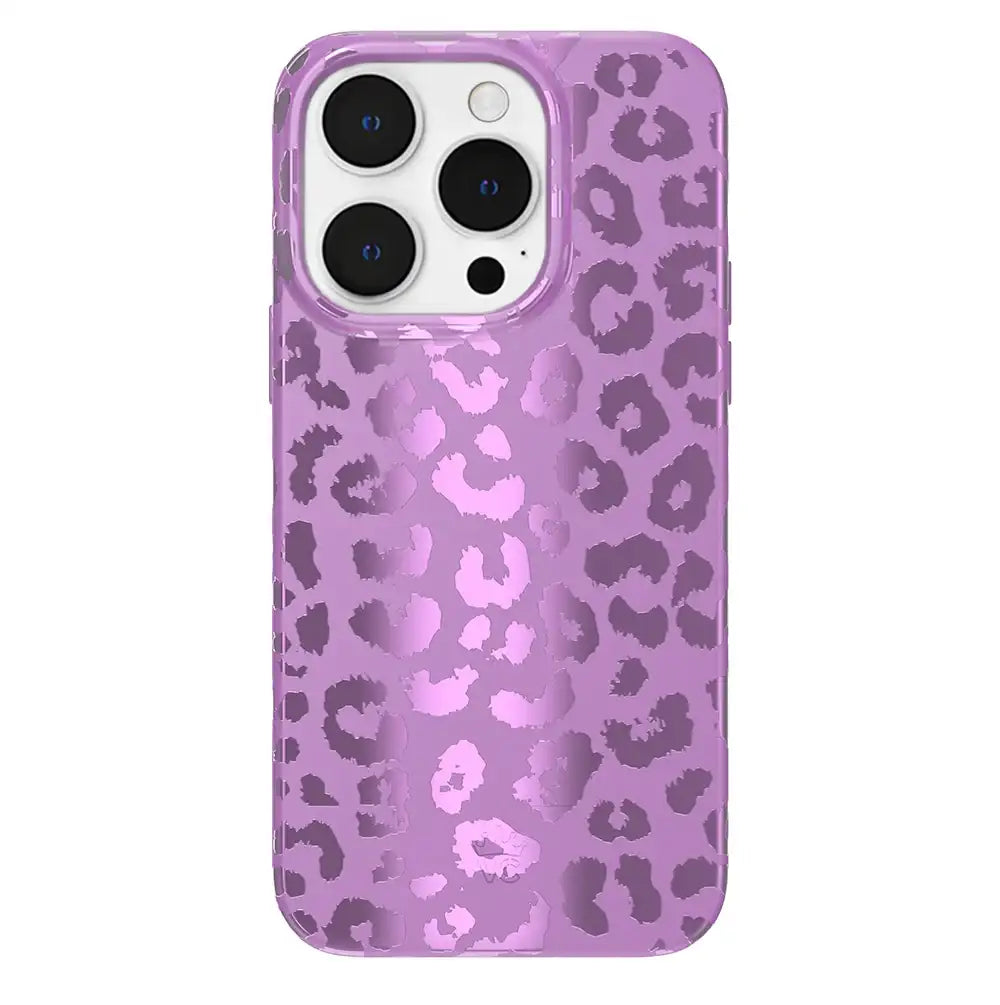 Amethyst Leopard iPhone Case