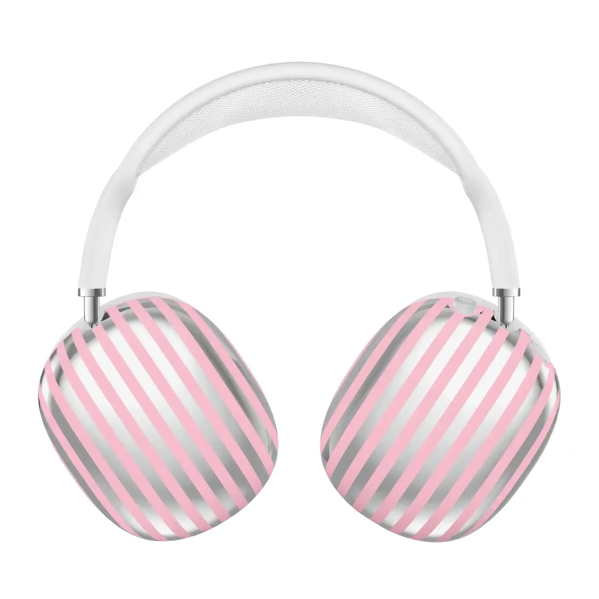 Pink Chrome Stripes AirPod Max Case