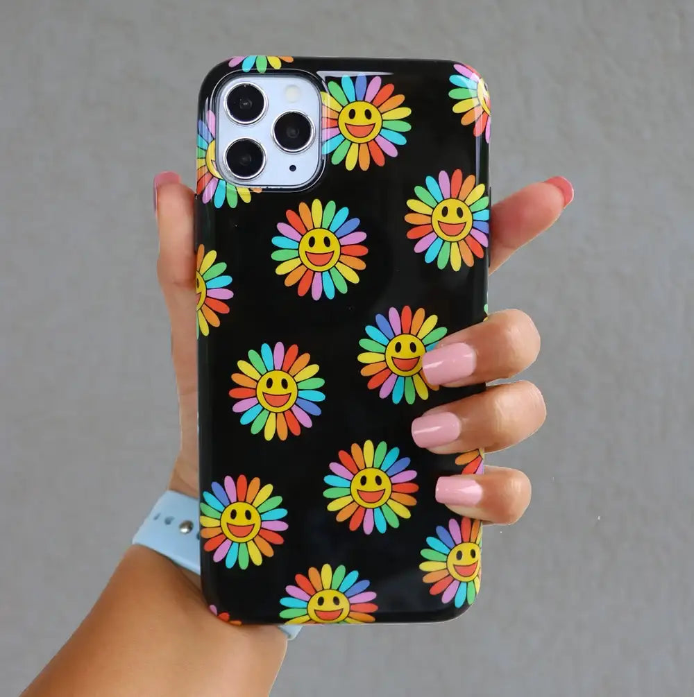 Rainbow Smiley iPhone Case