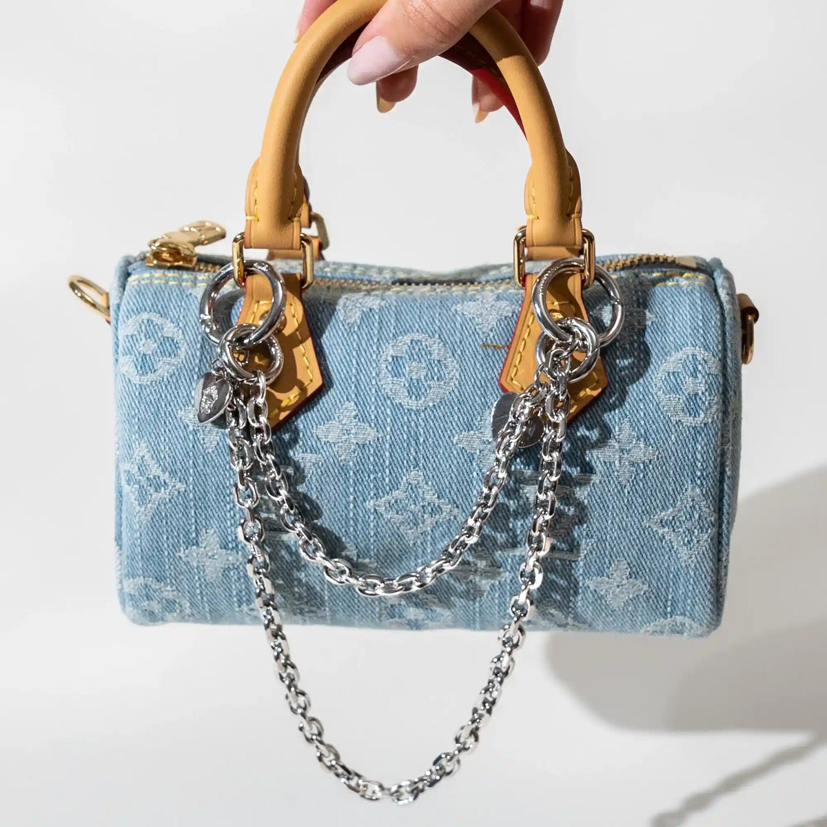 Small Silver Bag Chain