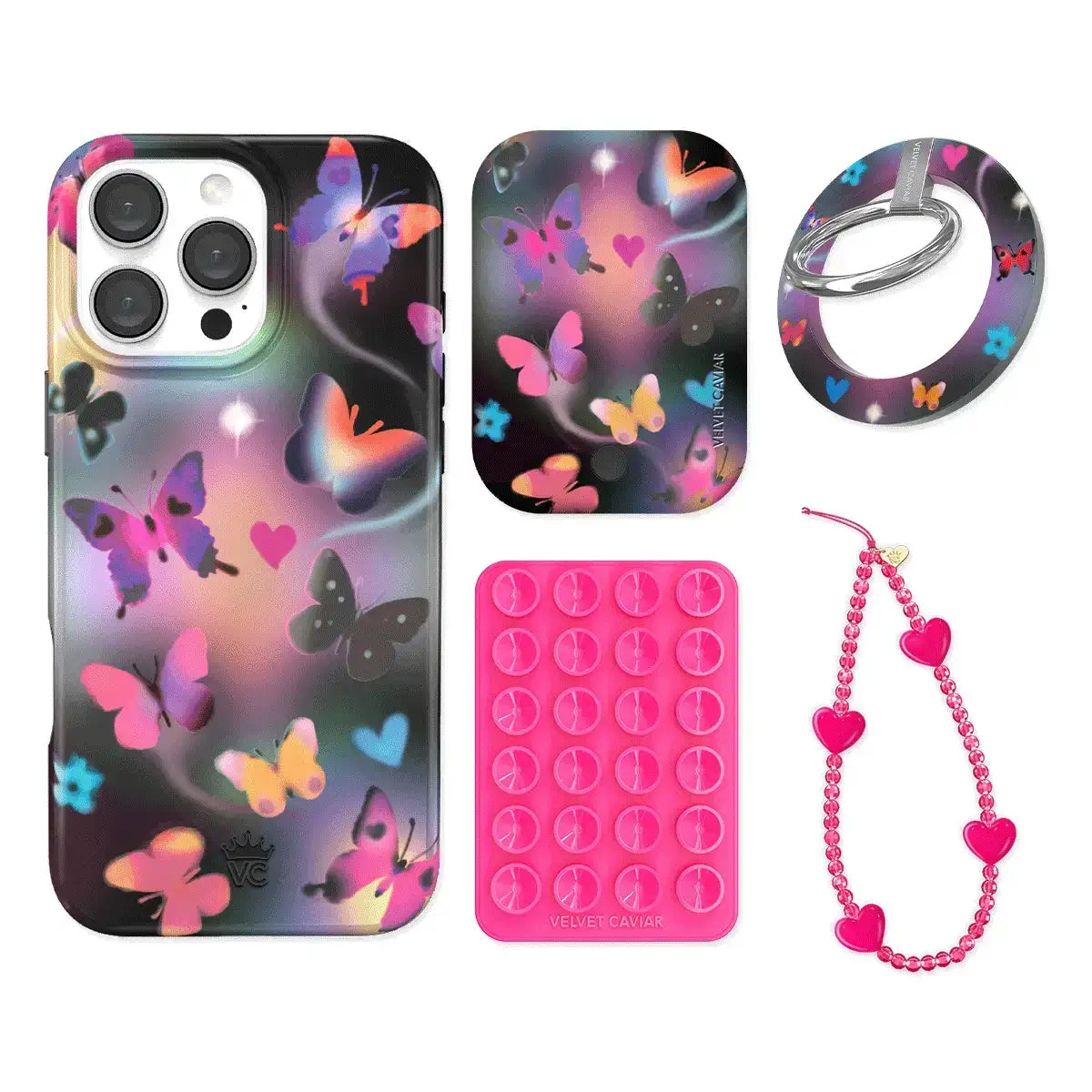 Aurora Butterfly iPhone Bundle Set - Grip