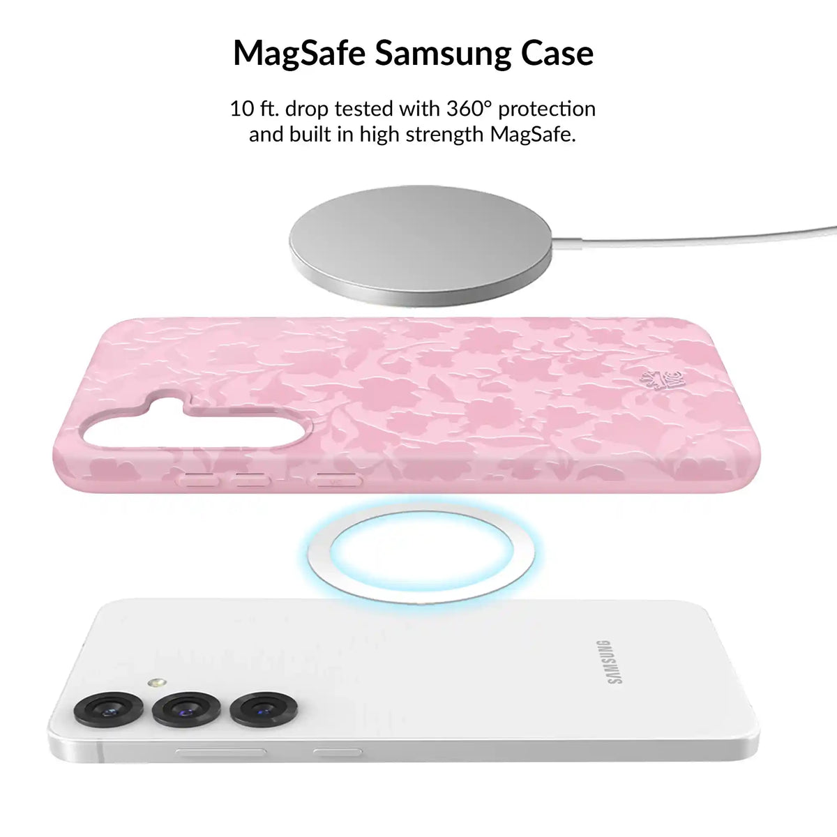 Magical Mauve Floral Samsung Bundle Set