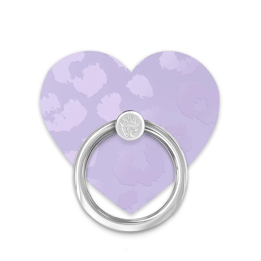 Lilac Leopard Phone Ring