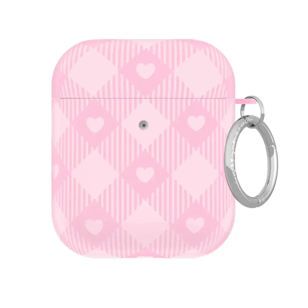 Dolly Pink Gingham AirPod Case